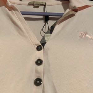 Authentic Burberry Blush Pink Polo Size XS